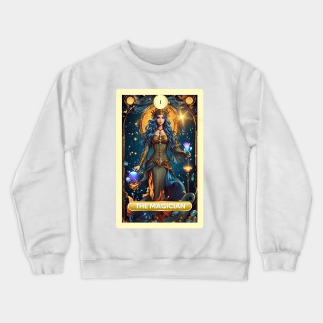 This is A beautiful design of The Magician Card From the Light Mermaid Tarot Deck. Crewneck Sweatshirt by MGRCLimon